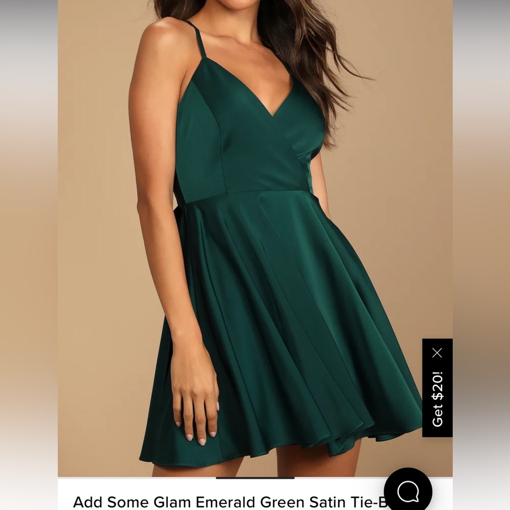 Emerald Green Skater Dress
